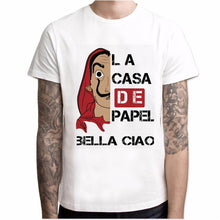 Load image into Gallery viewer, Funny Design La Casa De Papel T Shirt Money Heist Tees TV Series Tshirts Men Short Sleeve House of Paper T-Shirt