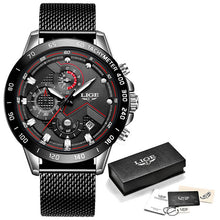 Load image into Gallery viewer, New Watch LIGE Blue Waterproof for men